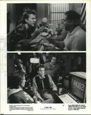 1985 Press Photo Director Bob Clark talks with Turk 182 star Timothy Hutton picture