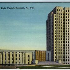 1940s Bismarck ND North Dakota State Capitol Building Art Deco Architecture A250 picture