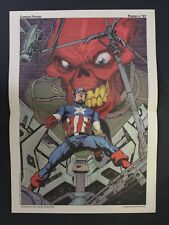 1980s CAPTAIN AMERICA & RED SKULL Poster by Juanjo Guarnido Spanish Vintge Forum picture