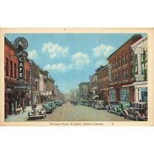 Postcard Princess Street, Kingston, Ontario, Canada 7 White Border Unposted picture