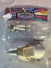 McDonald's 1995 Power Rangers Mighty Morphin White Ranger with Falcon Ninjazord picture