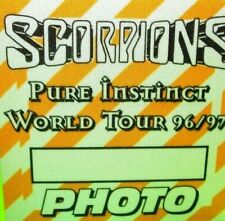 Scorpions Backstage Pass Pure Instinct World Tour Photo Original 1996 Hard Rock picture