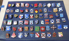 Estate Collection: 70 Old Vintage Antique Military Regiments Medals, WWI ? WWII picture