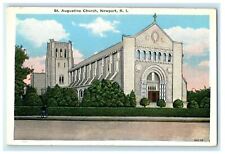 1913 St Augustine Church, Newport Rhode Island RI Antique Postcard picture