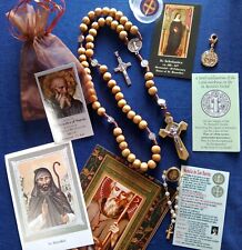 Holy Card St Benedict DELUXE FAMILY PRAYER KIT Catholic Cards Rosary Medals picture