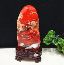 Top Natural Red jasper Quartz raw stone polished ornaments- Viewing 7.75kg #S127 picture