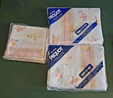 Vintage Pequot Twilite Double Sheet Set NOS FLAT FITTED 2 STANDARD PILLOWCASES picture