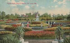 Flower Beds Shaw's Garden St Louis Missouri Posted Divided Back Vintage PostCard picture