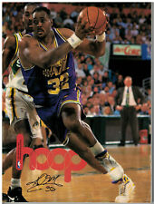 1993/94 Milwaukee Bucks Official Program Hoop Karl malone Cover picture