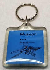 World at Your Fingertips Keychain The Museum The Hague Plastic Vintage picture