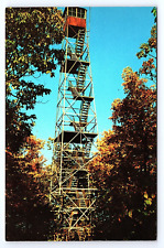 Postcard Cook Forest State Park Fire Tower on State Highway 36 Cooksburg PA picture