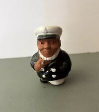 Vintage Ceramic Art Pottery Ship’s Captain 2-1/2” Hand Made Figurine picture