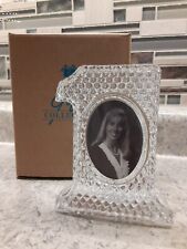 Avon You're Number One Crystal Photo Frame Open Box 5.75