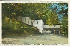 Enclosure about the Shaft Building in Summer Ice Mine Coudersport Pa Postcard picture