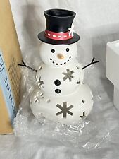 PartyLite Mr. Snow Tealight Holder Retired NEW picture