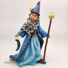 Vintage 1999 Licensed Enesco Fairy Wizard Moon Staff Figurine By Donna Little 7