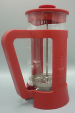 Bialetti FRENCH PRESS 8 Cups / 1L - RED Removable Glass Jar NEW picture