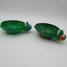 Teenage Mutant Ninja Turtles Set Of Two Plastic Bowls Leonardo Michaelangelo picture