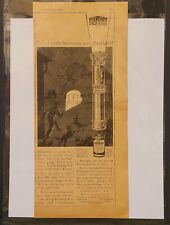 Eveready Flashlight & Batteries Last Longer Called To The Barn Vtg Print Ad 1924 picture