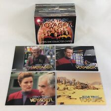 STAR TREK VOYAGER SEASON 1 SERIES 1 (Skybox 1995) Complete Trading Card Set 1-98 picture