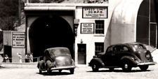 1940s RPPC RARE Bingham - Copperfield Tunnel Classic Cars Utah VINTAGE Postcard picture