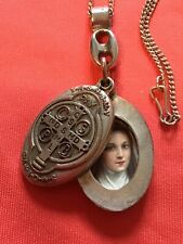Ancient relic of St. Therese of the Child Jesus from the clothes with chain picture