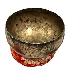 Old Antique Hand Beaten Yoga Singing Bowl Tibetan Vintage W Mallet Sound Healing picture
