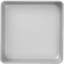 Wilton Performance Pans Aluminum Square Cake and Brownie Pan, 10-inch, Silver picture