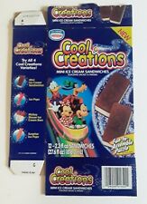 Disney/Nestle 1993 Mickey and Friends Ice Cream Sandwiches Box Cool Creations  picture