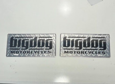 NEW BIG DOG MOTORCYCLES AUTO METAL LICENSE PLATE SET OF TWO MIX AND MATCH picture
