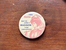 Vintage 1984 Madison Indiana Belle 175th Anniversary Brooch Pin picture