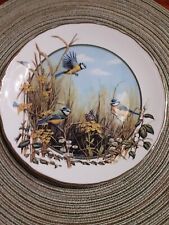 Royal Doulton A Merriment of Bluetits Bird Plate Seasons of the Hedgerow Limited picture