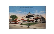 POSTCARD The Coliseum Fort Worth Texas TX Linen 1940s picture