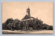 ME Church MARTIN'S FERRY Ohio Antique Rotograph Postcard ~1910s picture