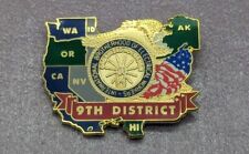 Vintage IBEW LU LOCAL UNION 9th District LAPEL PIN International Brotherhood picture