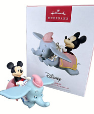 Hallmark 2022 Disney Dumbo & Mickey Up & Away Keepsake Ornament NIB Adorable picture