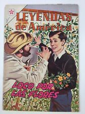 1963 SPANISH COMICS LEYENDAS DE AMERICA #93 LOCO POR LAS FLORES NOVARO MEXICO picture