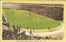 c. 1930s Harvard Stadium Football Game Postcard picture