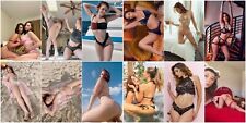 LOT 12 PCS Carlotta Champagne Photo 8X10 Hot Collection Sexy Model Girl 2MO2CC  picture