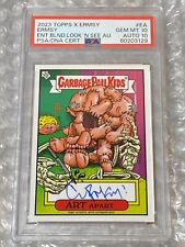 PSA 10 2023 GARBAGE PAIL KIDS Look N See Ermsy Art Apart DNA AUTO 10 TOPPS picture