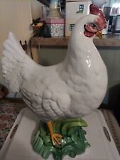 Add A Piece Of Charm To Your Collection With This Beautiful White Hen Statue... picture