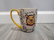 Vintage Walt Disney Winnie the Pooh Coffee Mug Ceramic Bear Cup THAILAND A++ picture