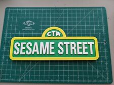 Sesame Street style sign color 3D printed customized personalized picture