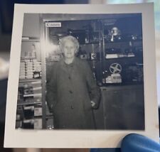 c1950 Elder Woman Old Lady In Canon Camera Store Film Shop Snapshot Snap Photo picture