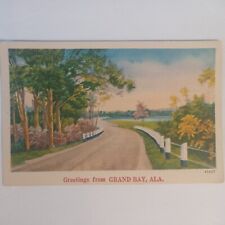 Vintage Greetings from Grand Bay ALA Alabama Postcard  Unposted. picture