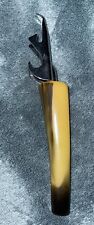 Vintage Trav•L•Bar Bottle and Can Opener Butterscotch Swirl Bakelite Handle 6” picture