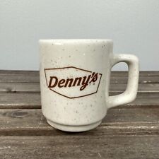 Vintage Denny's Beige Speckled Coffee Mug Cup Made in USA Diner Restaurant picture