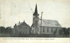 Thief River Falls Minnesota Catholic Church Robertson's 1907 Postcard 22-822 picture