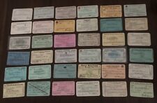 Huge Lot of (36) Issued Passes-1921 to 60’s:Erie, PRR, CNJ, MP, N&W, CRI&P ++ picture