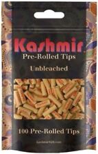 Kashmir Filter Tips for Smoking Unbleached Pre Rolled Cigarette Tips 100/ Packet picture